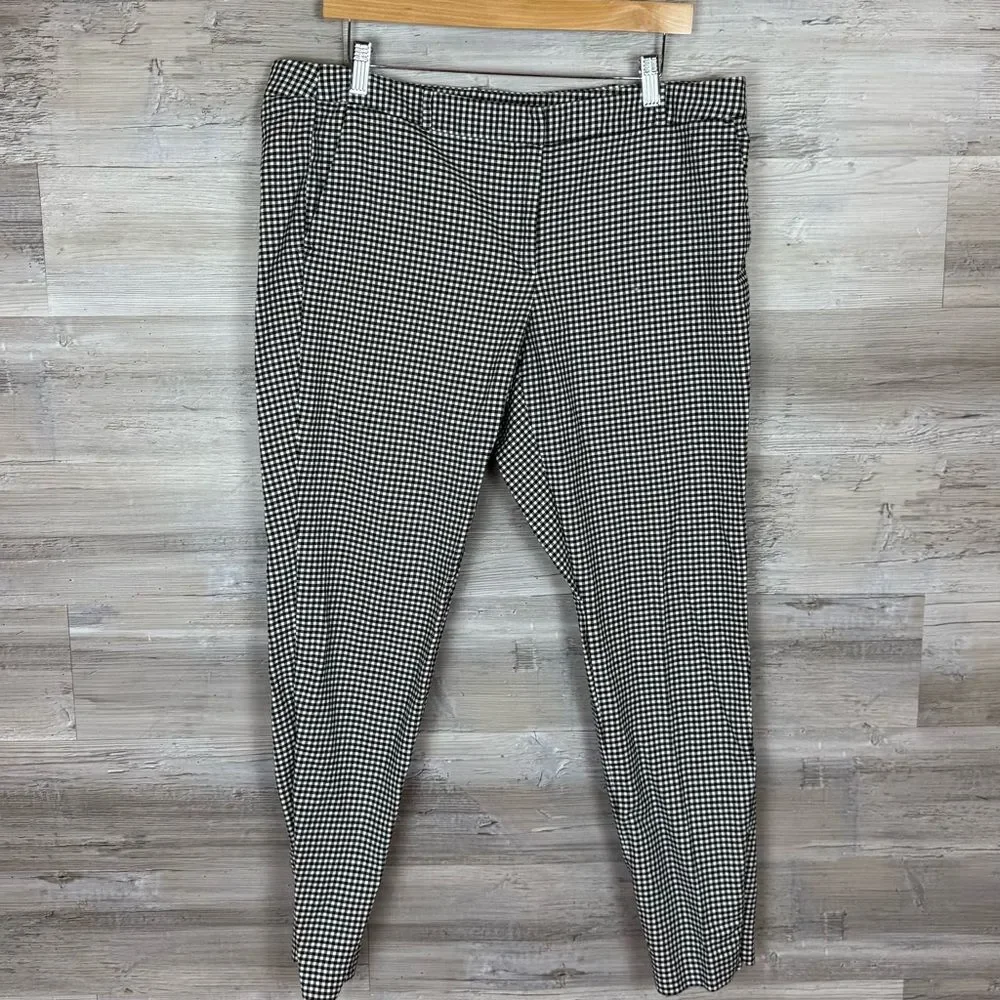 Michael Kors Gingham Plaid Trousers